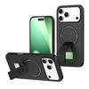 Магнитный чехол для телефона Apple iPhone 17 Pro Max Air 17E с ощущением кожи, складной подставкой, внутренней flock-отделкой, противоударной задней крышкой