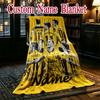 [1pc BVB Player Blanket] All-Season Blanket - Cozy Blanket for Sofa Couch Home Decoration, Digital Printed Nap Blanket