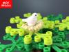 Конструктор MOC Животное Птица Воробей голубь мира Рюф Собирает Частицы Город Строительные Кирпичики Аксессуары Игрушки Пластиковый Материал игрушки
