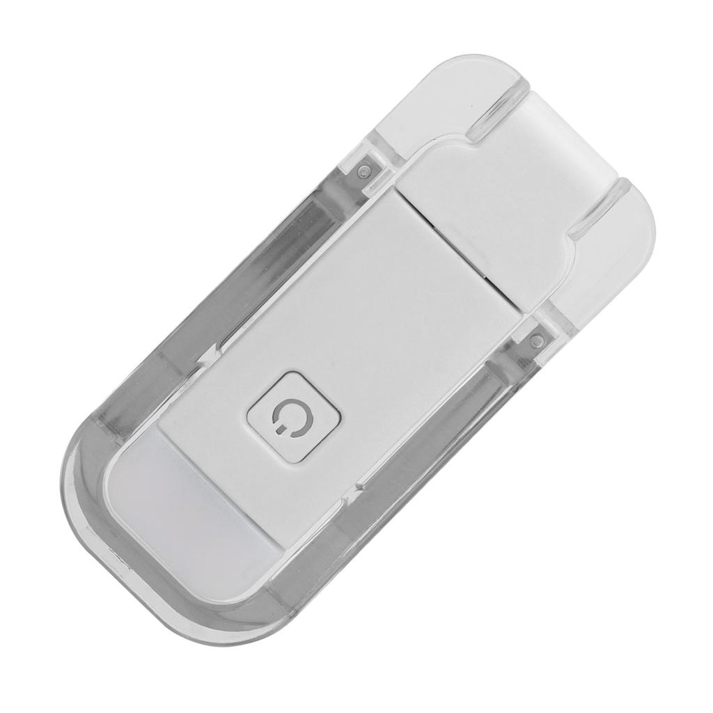 Светодиодная закладка-светильник USB, 3 уровня яркости, теплый белый свет, портативная пристегивающаяся лампа для чтения