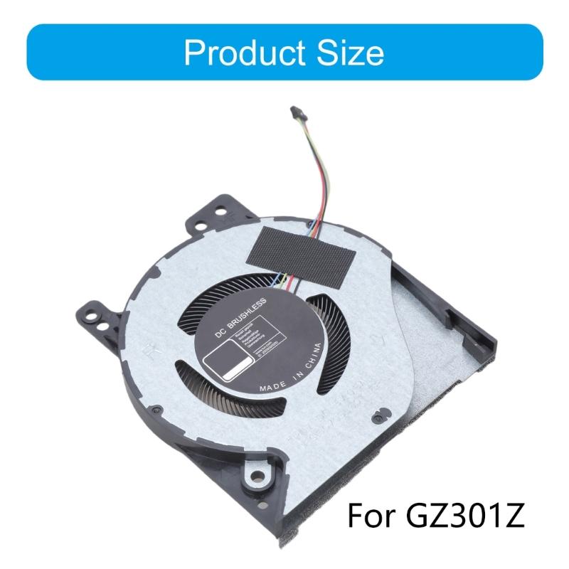 Запасной вентилятор охлаждения ЦП и ГП для ноутбука ROG Z13 X GZ301Z Оптимизированное теплоотведение
