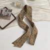 Long Silk Scarf New Fashion High Sense Small Scarf Versatile Long Bag Ribbon Decorative Headband Belt
