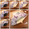Chinese Style Retro Bamboo Fan Butterfly Pattern Dance Fan Portable Handheld Fan  Home Decoration