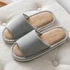Wholesale Simple Linen Slippers Four Seasons Guests Indoor Living Room Home Floor Cotton Linen Slippers Couple