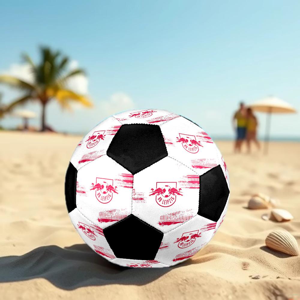 RB Leipzig Soccer Ball Colorful All Ages Machine Stitched PVC Competition Ready Durable High-Bounce.SIZE5