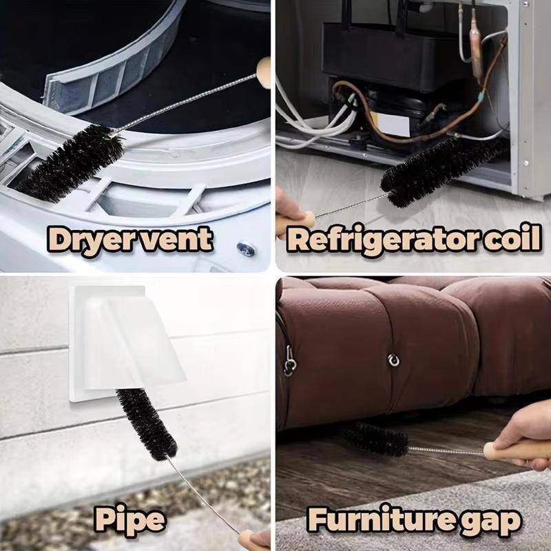 1/2 шт 70/75 см щетка для чистки радиатора многоцелевая гибкая длинная тонкая щетка для чистки стиральной машины инструмент для чистки воздуховодов щетка