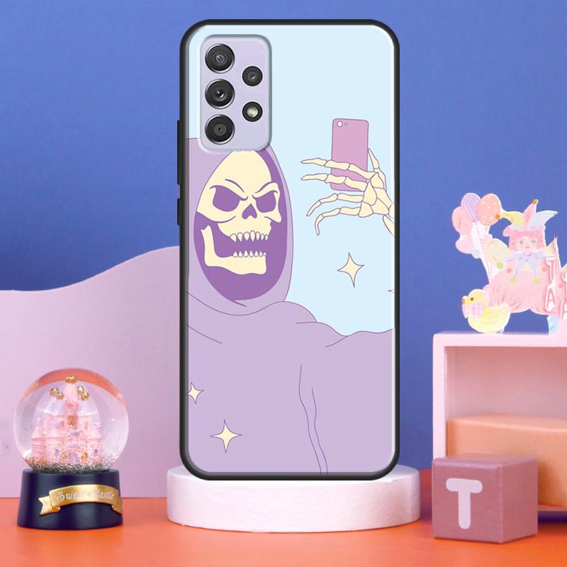 Reaper Skull Skeleton Case For Samsung Galaxy A56 A16 A26 A36 A55 A35 A15 A54 A34 A14 A52 A32 A12 A13 A33 A53 A17