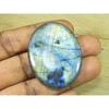 34X45X6MM Natural Labradorite Oval Crystal Cabochon Loose Gemstone 95Cts. SK-3335