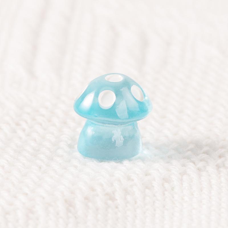 Светящиеся в темноте маленькие грибы из смолы украшения микро ландшафтный сад материалы своими руками аксессуары настольные милые светящиеся украшения