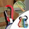 5pcs Carabiner Clip Aluminum Alloy Keychain Lock Buckle Snap D-Ring Clip Outdoor Backpack Camping Multi Tool Fishing Hiking Hook