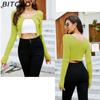 BITCED Spring/Summer New Arrival Solid-Colour Slim-Fit Cropped Knitted Cardigan Seductive Crop-Top Style Lightweight Sun Protection Outerwear