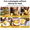 Овощечистка для очистки ананасов из нержавеющей стали, нож для резки, нож для очистки фруктов, легкая резка, антикоррозийные лезвия, кухонный гаджет