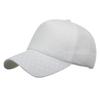 Mesh Cap Checkered Pattern Hat Running Outdoor Women Men CA696 [White Fang] (White)