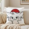 meme cute SSilly Cat Cushion Cover Pillowcase Antidustmite living Room Sofa Decor Cushion Room