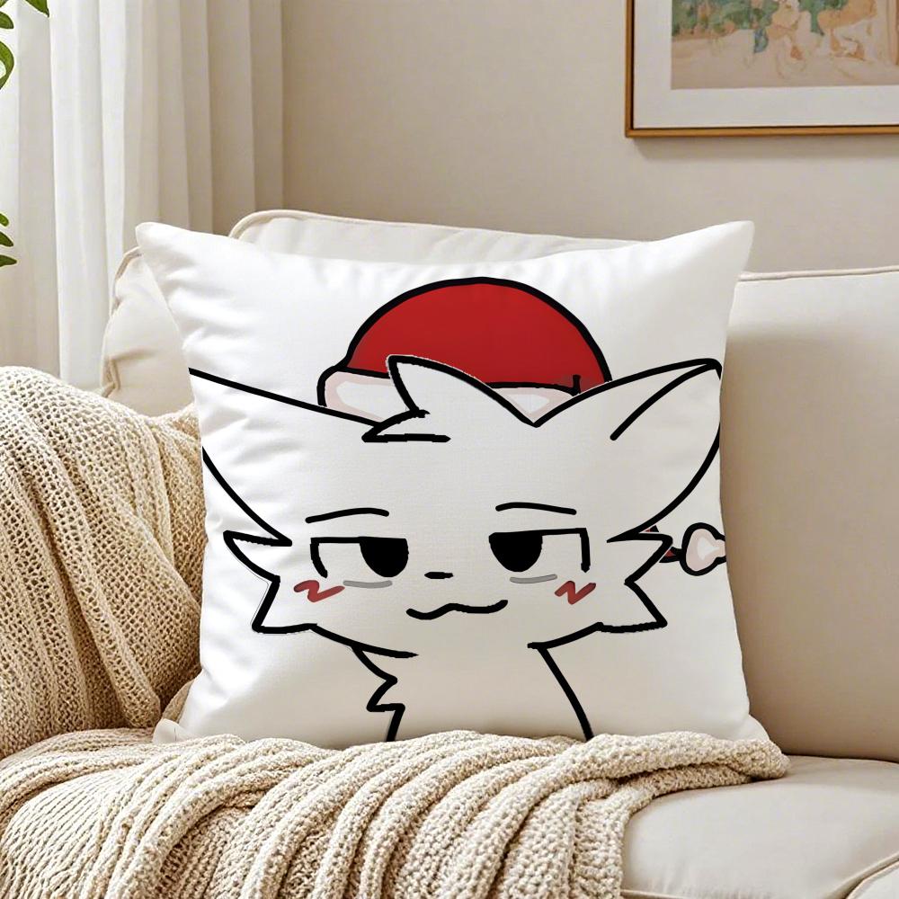 meme cute SSilly Cat Cushion Cover Pillowcase Antidustmite living Room Sofa Decor Cushion Room