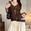 Gothic Leather Waist Belt Y2k Dress Jeans Belt American Women's Rivet Belt  Spicy Girls