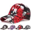 Unisex Letter Graffiti Printing Tie Dye Baseball Caps Spring and Autumn Outdoor Adjustable Casual Hats Sunscreen Hat