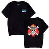 Футболка ONE PIECE Мультяшная с коротким рукавом Повседневная футболка Смешные футболки Винтажная одежда
