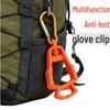 Бесплатная доставка ограниченное время. Многофункциональные зажимы, крючки и карабины против потери перчаток для безопасности на открытом воздухе и на работе