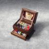 Миниатюрные наборы швейных инструментов для кукольных домиков масштаба 1/12, аксессуары для отображения сцены, реалистичная обстановка швейной комнаты