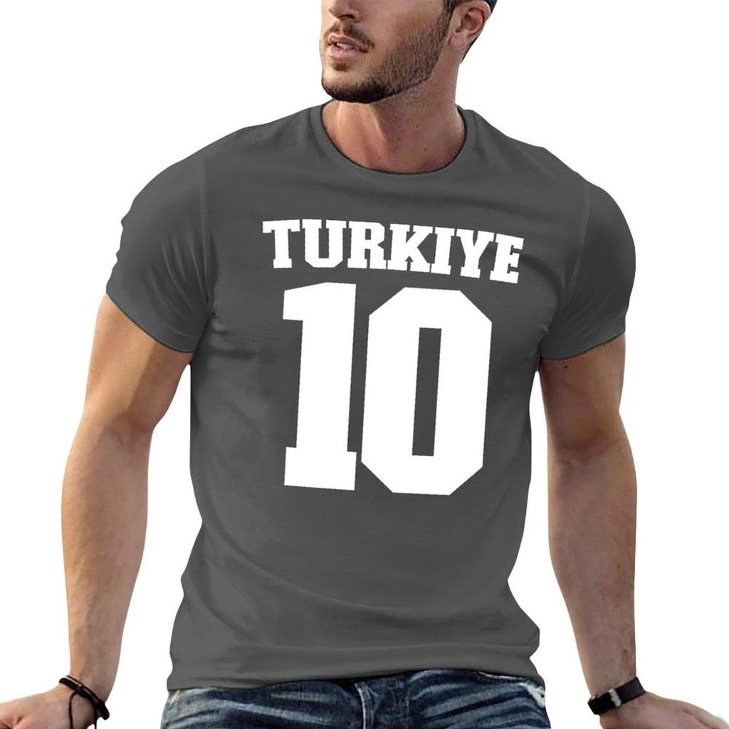 Турция 10 Türkiye Футболка футболка мужчина повседневная мужская футболка плотный хлопок Футболка