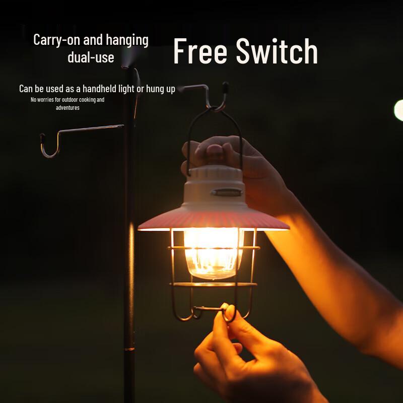 SupFire T55 Vintage Rechargeable LED Camping Lantern