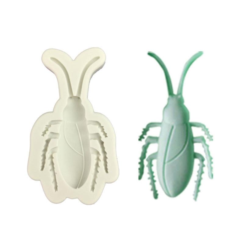 Flexible Silicone Insect Mold Set Halloween Party Supplies Crafting Tools Lightweight Reusable Ornament Mould