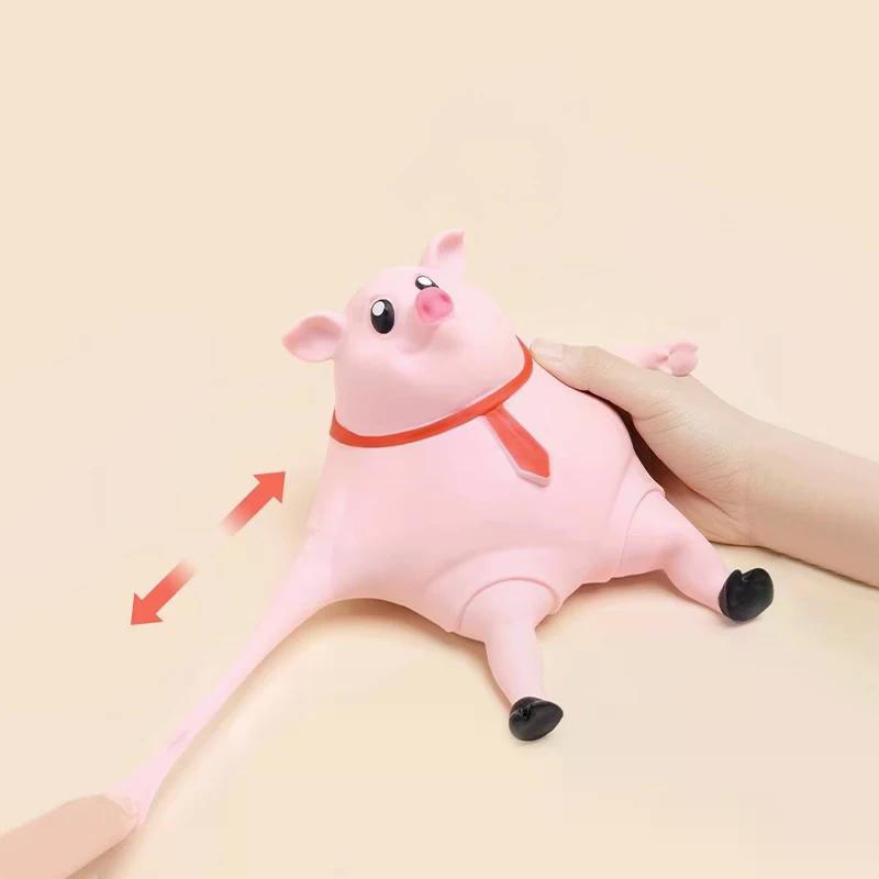 Креативная новая игрушка-свинка, милое животное для сжатия, кукла-поросенок, пищалка-антистресс