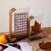 Transparent Wood Display Photo Frame Wear Resistant Photo Holder Decor For Home Bedroom