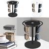 Pluokvzr Sunglasses Holder 360 Degree Rotating Sunglasses Stand Acrylic Eyeglasses Display Rack Black/Transparent Sunglasses Stan