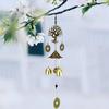 Wind Chime Retro Shape Antique Style Wall-mounted Money Tree Backyard Hanging Metal Wind Bell Home Decoration