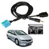 AUX In Audio Input Cable Female 3.5mm USB Jacks Adapter for Cars