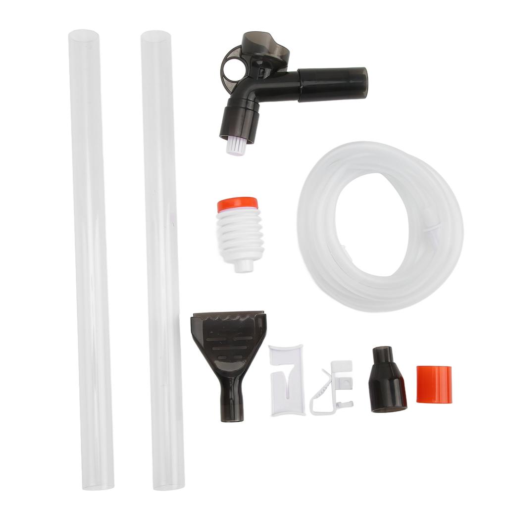Fish Tank Gravel Cleaner Pneumatic Universal Quick Plastic Aquarium Water Changer with Air Pressure