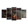 Dragon Feast Skyrim Game 5 шт. HD декоративные настенные художественные холсты плакаты картины для гостиной домашний декор картины украшения