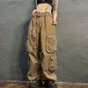 Harajuku Y2K Уличная одежда, летние женские широкие брюки-карго с высокой талией для женщин, мешковатые брюки, женские брюки с карманами