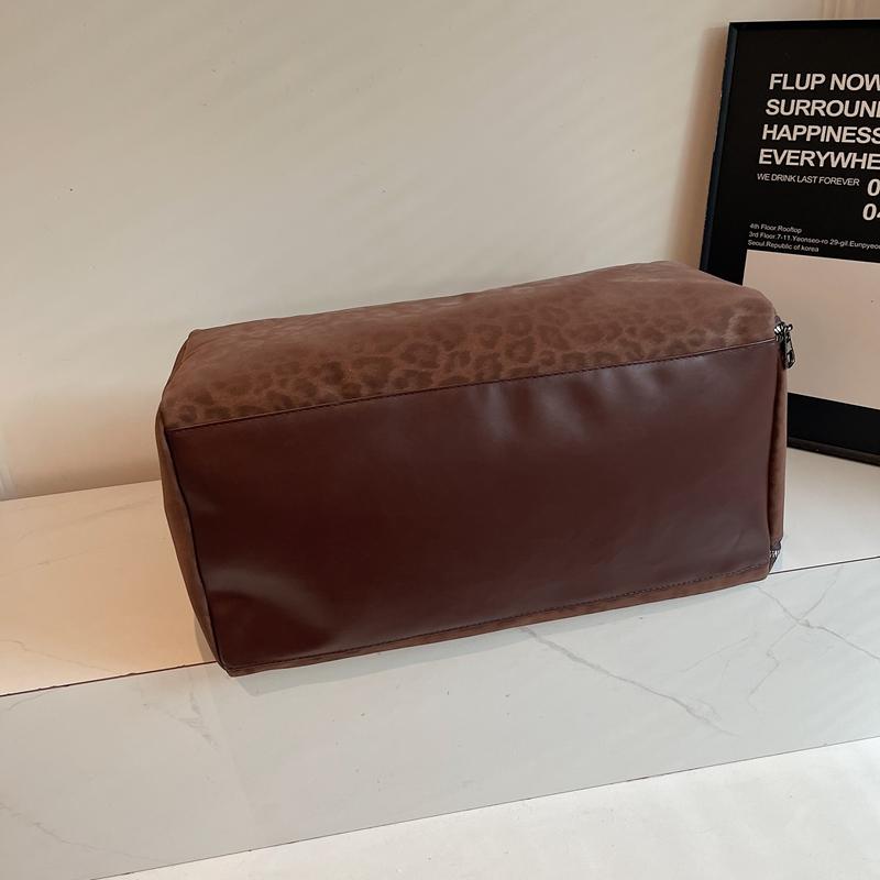 Спортивная сумка большой вместимости с леопардовым принтом, дорожная сумка, фитнес-сумка, сумка-дафл