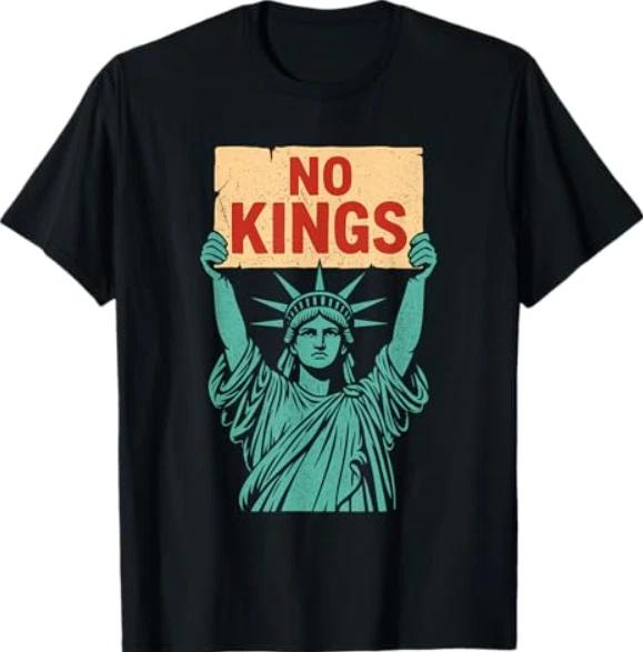 No Kings - Anti-Monarchy Statement Anti-Authoritarian T-Shirt