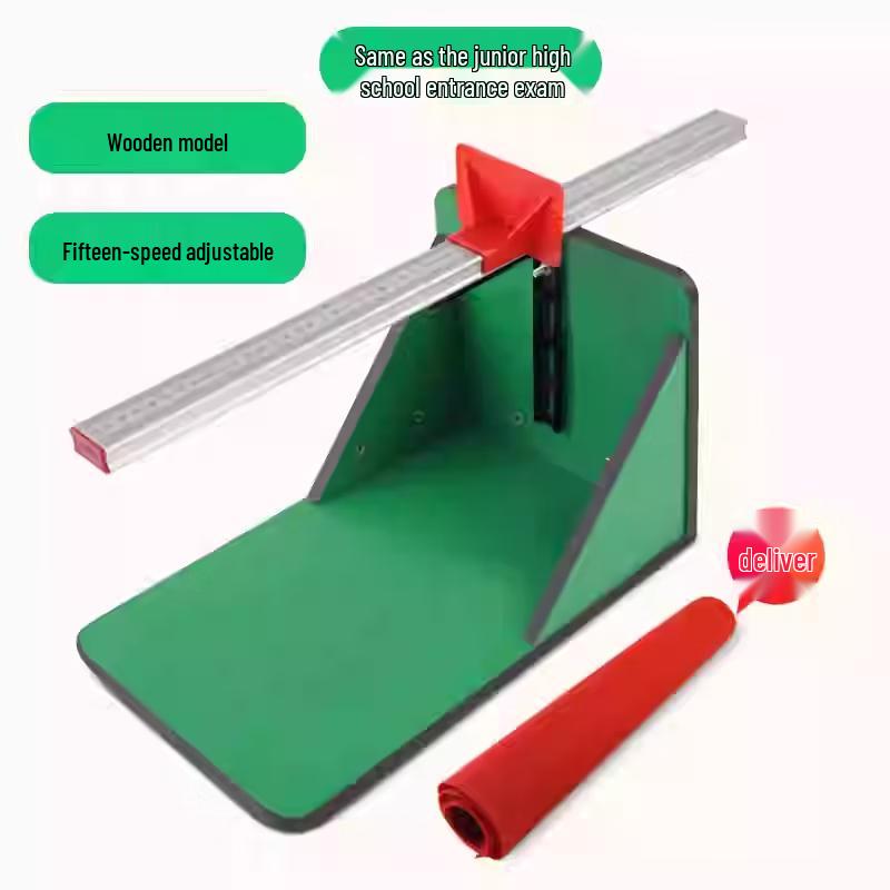 Adjustable Wooden Sit-and-Reach Flexibility Tester