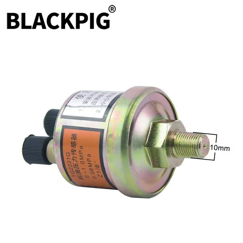 YG2221G 1/8NPT 1/4NPT 0-10 Бар Датчик-выключатель давления масла дизельного двигателя 10 мм 10 Бар Сигнал Измерительный прибор Датчик генератора