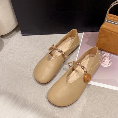 Туфли на мягкой подошве, женская летняя удобная женская обувь Мэри Джейн на плоской подошве в стиле ретро, ​​рабочая женская обувь