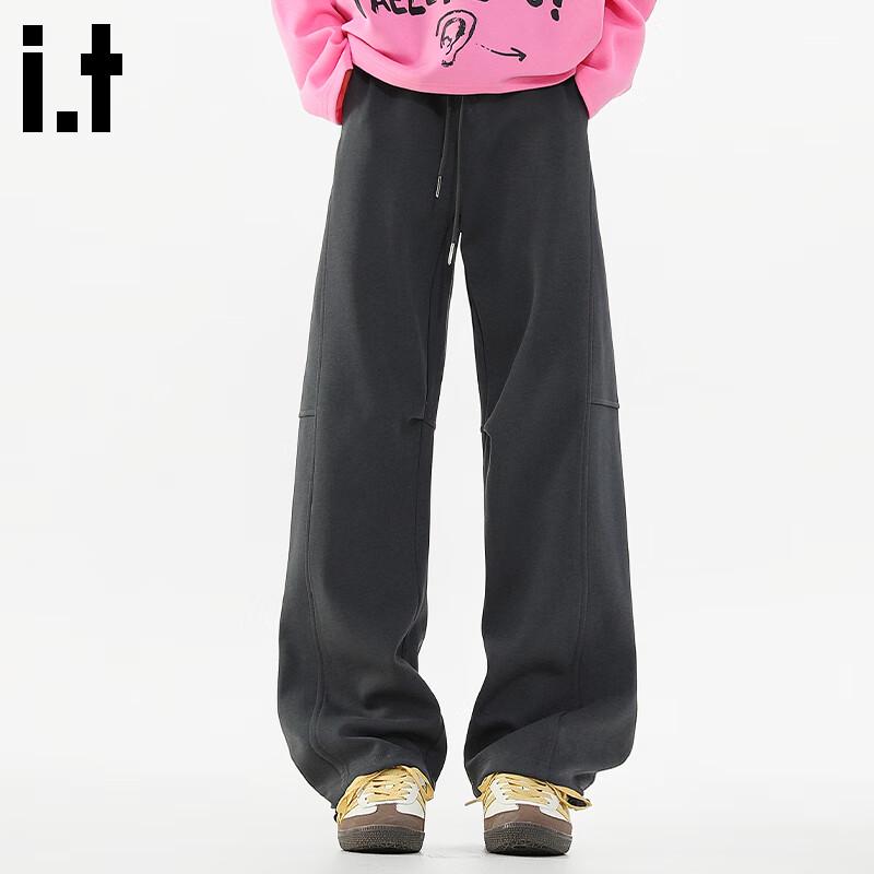 Fingercroxx Men's Pleated Loose Fit Casual Sweatpants