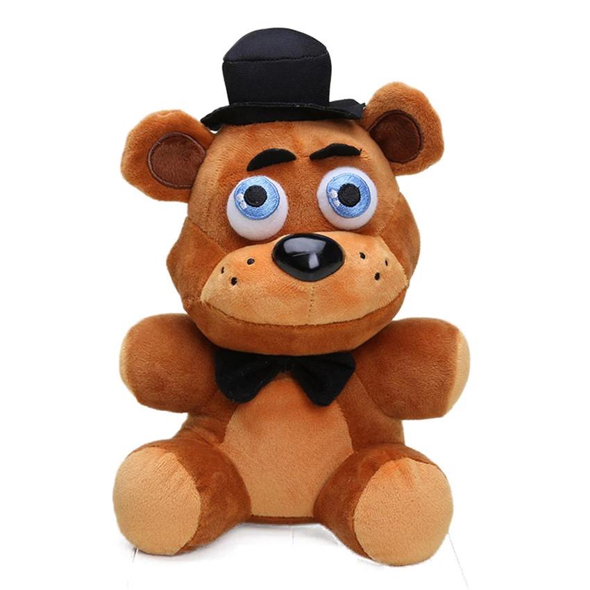 .Пять ночей с Фредди (FNAF) - Симпатичные плюшевые игрушки. Игровые куклы 18 см: Мишка Бонни, Фокси из Анимационного Сериала. Плюшевый Фредди