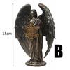 New Archangel Metatron Angel Transformation Sculpture Resin Crafts Garden Statue Creative Theme Belief Small Decoration