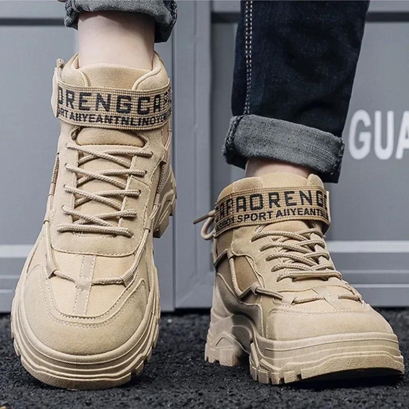 Мужские ботинки Оригинальные реплики Брендовые ботинки Мужские кроссовки Для походов на открытом воздухе Легкие нескользящие мужские ботинки Ботинки для пустыни Обувь для мужчин