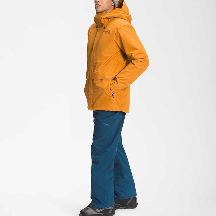 THE NORTH FACE Windbreaker Jackets Men's Yellow Hooded Moderate NF0A4QX7-VRB