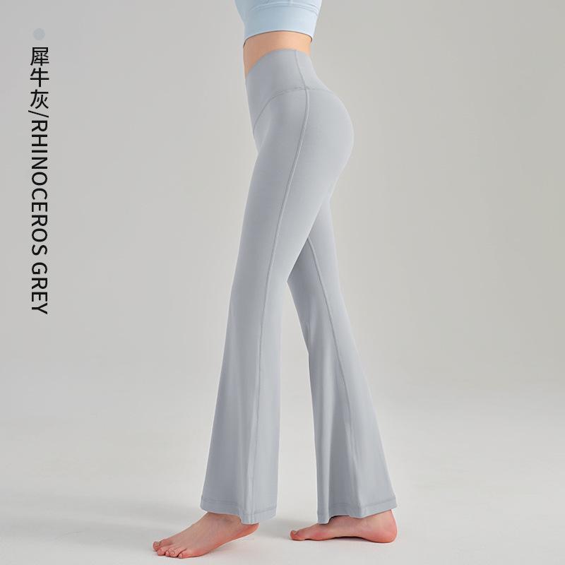 Молодежные брюки для йоги NS Nude Feeling с высокой талией и расклешенным низом для женщин – Подтягивающие бедра, плотно облегающие, идеально подходят для фитнеса и йоги