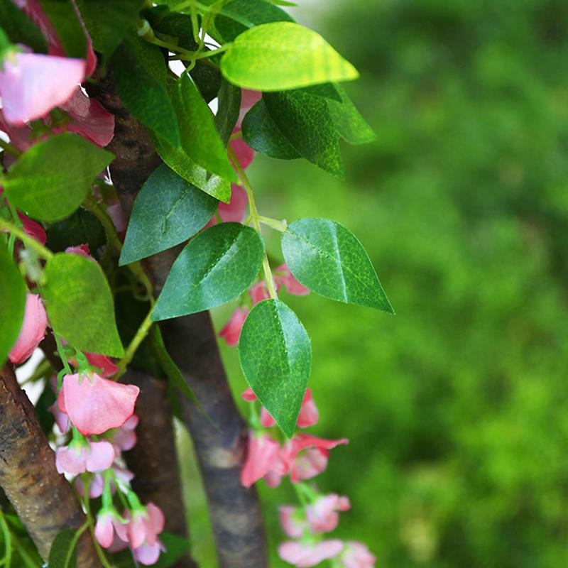 1шт настенное растение лоза домашний декор свадебная арка искусственный цветок садовый декор искусственная глициния лоза гирлянда цветочная гирлянда