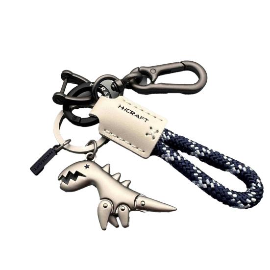 Yousheng Dinosaur Charm Keychain Zinc Alloy Animal Keyring Keys Backpacks Handbags Keychain Stylish Accessories