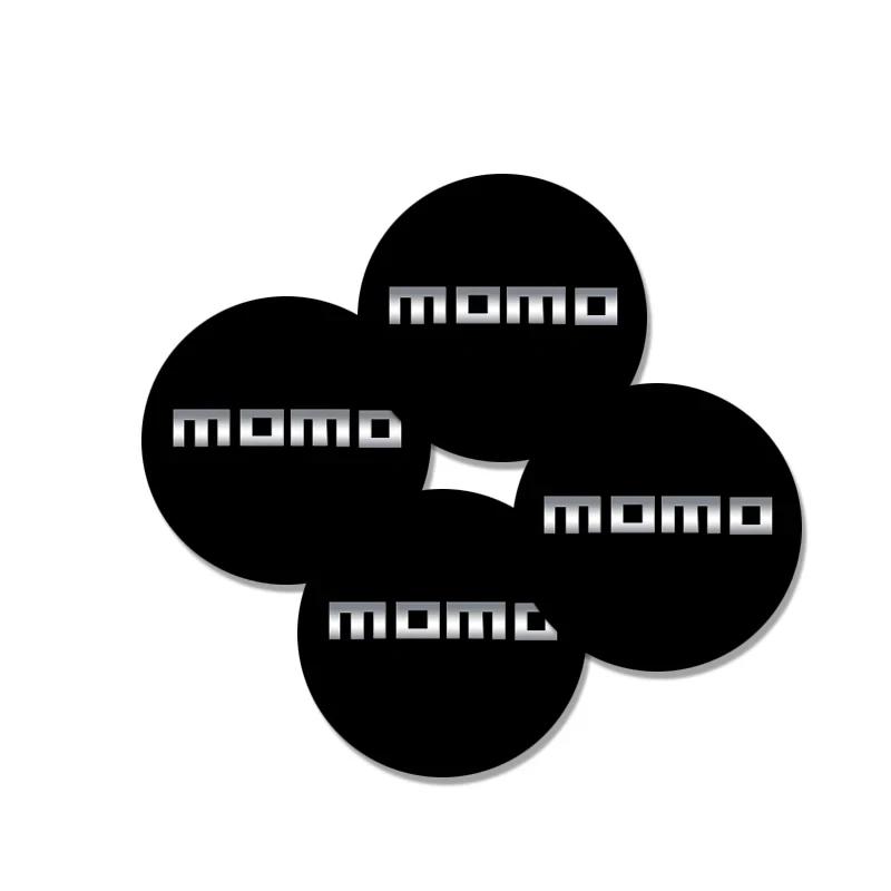 4 шт. 56 мм Эмблема MOMO Наклейки на центральные колпачки колес автомобиля Для Mitsubishi Nissan KIA BMW TESLA Opel Toyota Volkswagen Ford