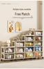 Rabbit Trolley: Multi-layer Cart with Wheels and Drawer for Children's Books and Storage